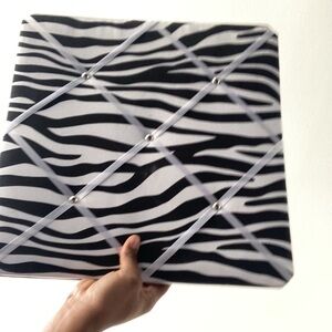 Zebra Print Memo Board